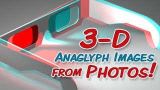 Photoshop Tutorial WHOA How to Make Jawdropping 3D Anaglyphs from Photos [upl. by Milone637]