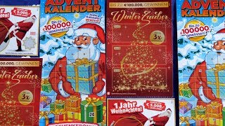 Lucky Monday 40  Winter Zauber Advent Kalender 1 Jahr Weihnachten  Rubbelkaiser [upl. by Leilani]