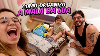 ARRUMANDO A MALA DA LUA PRA VIAJAR [upl. by Reese]