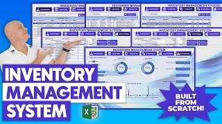 How To Create A Complete Inventory Management System In Excel From Scratch  FREE DOWNLOAD [upl. by Prescott]