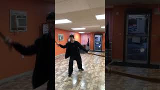 Personal Practice Twin Broadswords swordsmanship chinesesword [upl. by Onaicilef]