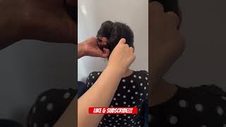 Hairstyle with rubber band shortvideo style hairstyle hair youtubeshorts tutorial trending [upl. by Naor624]