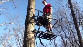 How To Use A Climbing TreeStand [upl. by Rella]