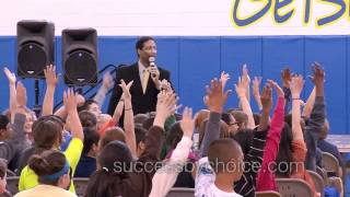 Marlon Smith motivational speaker visits Geisler Middle School [upl. by Ardnosal]