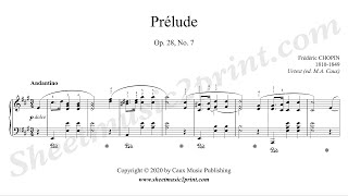 Chopin  Prelude Op 28 No 7 [upl. by Rochelle412]