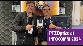 Overview of PTZOptics Hive and the Move SE AutoTracking Camera  InfoComm 2024 [upl. by Eldredge890]