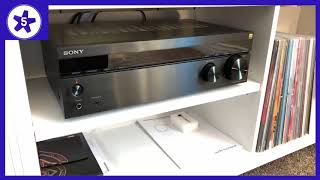 Sony STRDH190 2ch Stereo Receiver with Phono Inputs amp Bluetooth Review [upl. by Ainek]