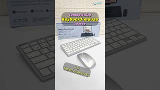 Bluetooth keyboard and mouse Combo for Tablet and PC  Compact size keyboard Zoook magic pad combo [upl. by Shivers]