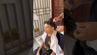 FINALIZAÇÃO DEDOLISS CABELO CRESPO 4B CACHEIA olha essa transformação 😱 shorts [upl. by Eirual52]