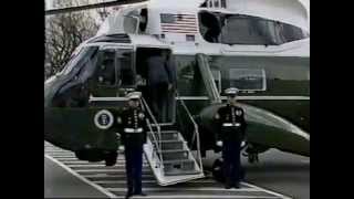 President Reagan leaves Washington Jan 20th 1989 [upl. by Novyat487]