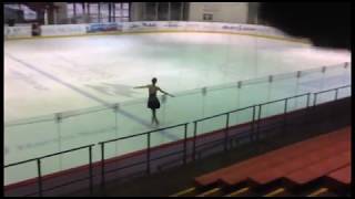 Viennese Waltz Ice Dance Partnered amp Solo  Test Passed [upl. by Carlota]