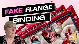 How To Sew Perfect Faux FAKE Flange Binding  The Tutorial [upl. by Arihay625]