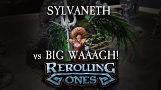 Warhammer Age of Sigmar Battle Report  Big Waagh vs Sylvaneth [upl. by Adiahs808]