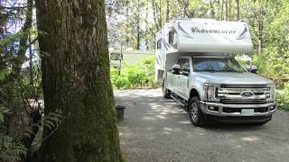 Campground Porteau Cove Provincial Park at Howe Sound BritsColumbia GEWELDIG GREAT grossartig [upl. by Khosrow]