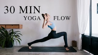 30 MIN YOGA FLOW  Routine pour se sentir bien dans son corps [upl. by Eluj]