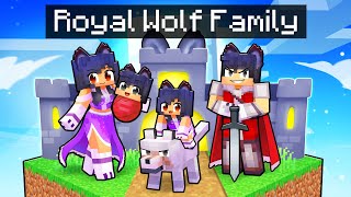 Having a ROYAL WOLF FAMILY in Minecraft [upl. by Cole]