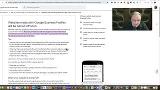 Websites made with Google Business Profiles will be turned off soon  Explained [upl. by Pandora]