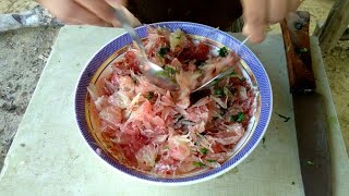 Naga Sour Pomelo Salad  Pomelo Salad Simple recipe [upl. by Nnanaej]