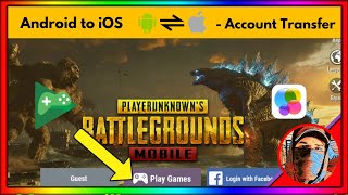 How to transfer Pubg Account from android to ios  Transfer skins from android to iphone Pubg Mobile [upl. by Annekim]