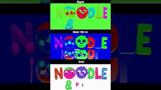 Hi Noodle and Pals Intro Logo EffectsSnowRipple and Mirror Sponsored by Preview 2 Effects [upl. by Meit]