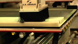 Machining G10 on a CR Onsrud 148HD18H2 Dual Process CNC Router [upl. by Acirrej]