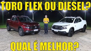 Fiat Toro 13 Turbo Flex ou Fiat Toro 20 Turbo Diesel  O que muda [upl. by Bowlds8]