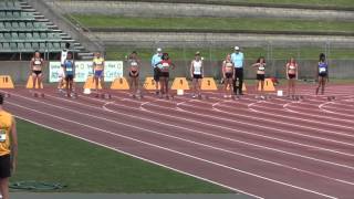 100m Final  15 Years Girls  2015 NSW All Schools [upl. by Naras]