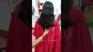 Vshape hair cutting haircut vcut hairsalon trending viral shorts [upl. by Pavkovic188]