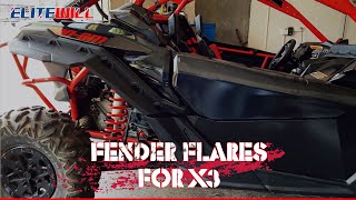 How to install Fender Flares for CanAm Maverick X3 20172022  Elitewill [upl. by Anala]