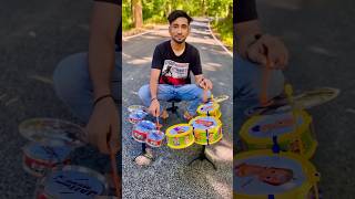 Big and Small Drum set Hip hop drum set Chhota Bheem wala Mini Jazz drum set Senior musical band [upl. by Acimad916]