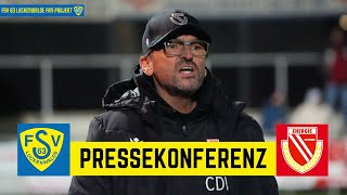 Pressekonferenz  FSV 63 Luckenwalde vs FC Energie Cottbus 11  Mittwoch 24012024  SP16 [upl. by Acimehs111]