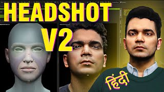 Make Your Own 3D Character Ready To Animate  Headshot V2 Tutorial  Hindi [upl. by Cleasta]