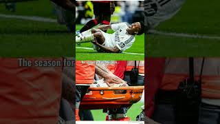 Eder Militao has been injured shorts football viralvideo [upl. by Acirtal856]