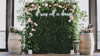 EASY DIY BACKDROP  BIRTHDAYWEDDINGEVENT QUICK HOWTO TUTORIAL [upl. by Peregrine]