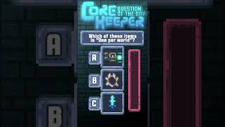 Core Keeper Question of the Day 3 corekeeper quiz qotd gaming trivia [upl. by Gris]