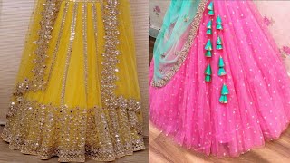 Latest Party Wear Lehenga l New Trendy Party Wear Lehenga Design l Lehenga Cutting and stitching [upl. by Inaffyt]