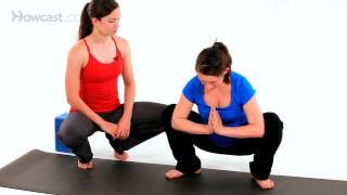 How to Do Prenatal Yoga Squatting Pose  Pregnancy Workout [upl. by Otilesoj777]