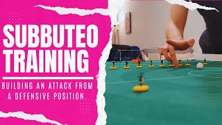 Subbuteo Training  Building attacks from a defensive position [upl. by Angelle]