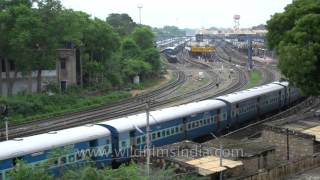 Train arrives at Ajmer Indian Railways [upl. by Einra880]