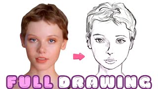 The Secret to Master Portrait Drawing is All Hidden within the Basic Shapes [upl. by Tove]