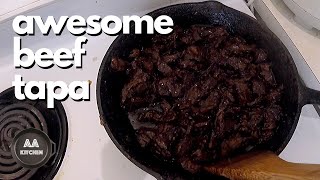 Killer Beef Tapa Recipe using tough cuts of beef [upl. by Arda]