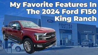 My Favorite Features in the 2024 Ford F150 King Ranch [upl. by Ynoble]