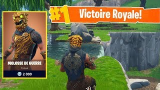 NOUVEAU SKIN LEGENDAIRE MOLOSSE DE GUERRE sur FORTNITE Battle Royale [upl. by Warton]