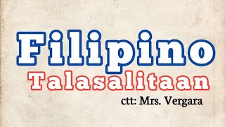 Filipino Talasalitaan [upl. by Patricio204]