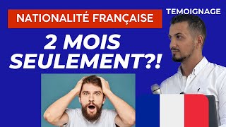 🤯Nationalité française après 2 mois d’attente seulement 🙀😳témoignage d’une abonnée [upl. by Nirrok807]