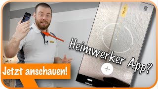 Wandflächen mit Smartphone messen 📲 iOS 12 MaßbandApp TEST [upl. by Ecar]