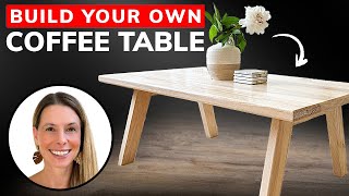 Build Your Own MODERN Coffee Table  DIY Woodworking [upl. by Lempres]