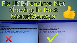 Fix Bootable USBPendrive Not Showing In Boot Menu On Windows PC  Techno Saroz l [upl. by Alleuqram]