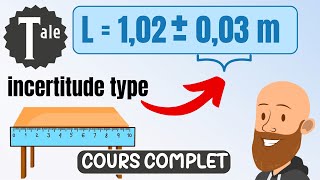 Calculer une incertitude type type A et type B en physique chimie  terminale [upl. by Eniamaj]