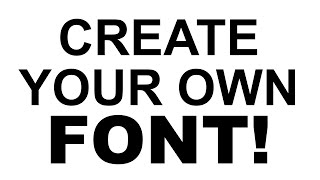 Making My Own Font with Fontstruct Video Day 92 [upl. by Asaph]